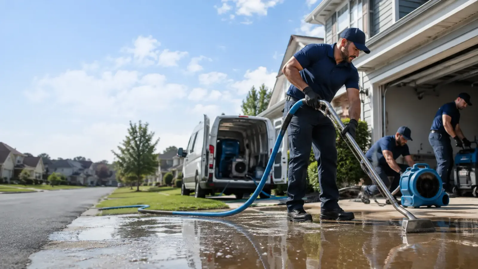 Flood Damage Restoration in Amber, OK